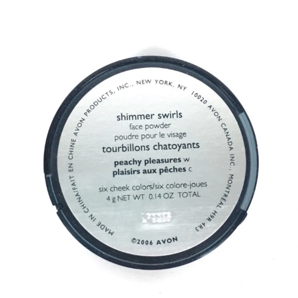 AVON Shimmer Swirls Face Powder Peachy Pleasures Blush Bronzer Contour